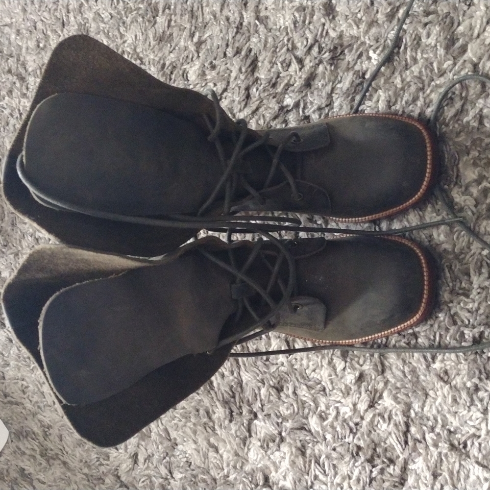 Jeffrey Campbell Ibiza last olive ankle boots